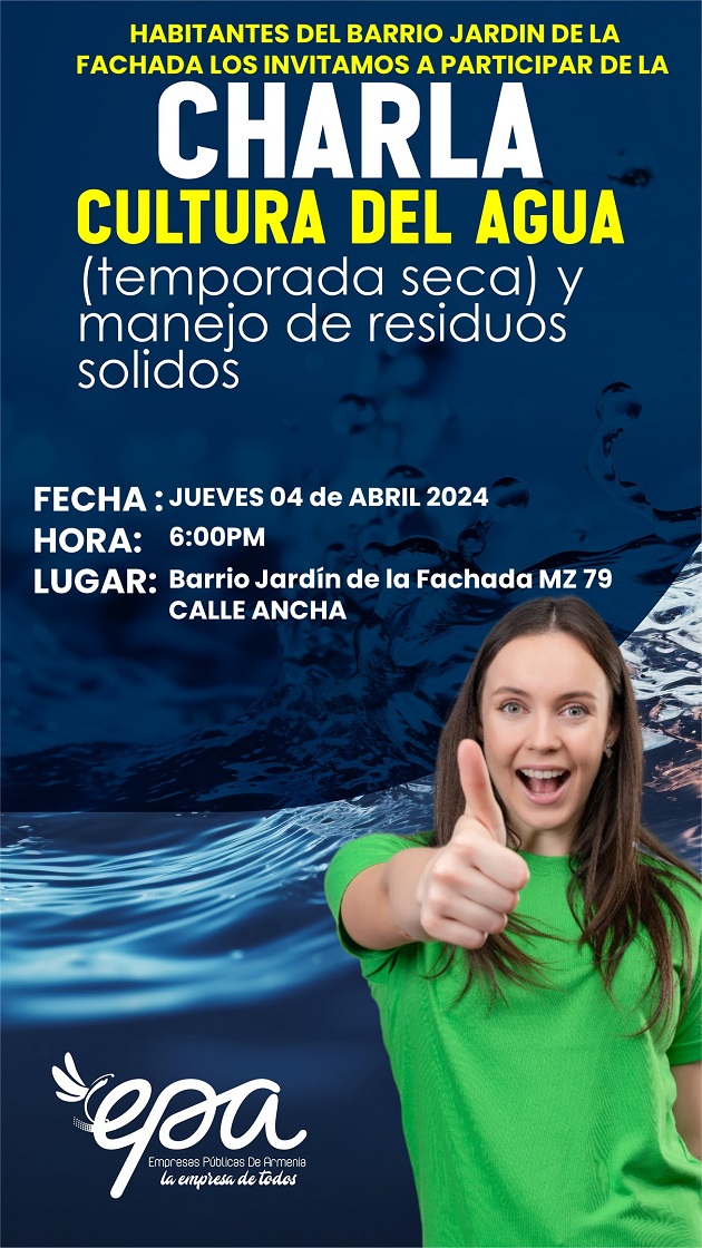 CHARLA BARRIO JARDIN DE LA FACHADA